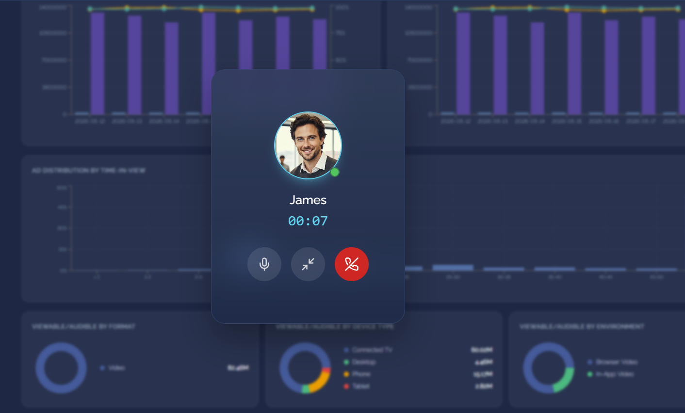 James — Agency OS voice-powered AI strategy assistant with real-time campaign data